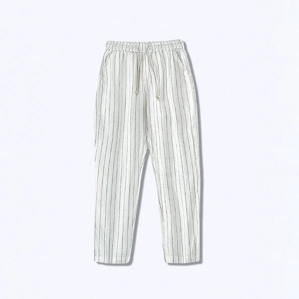 Striped Linen Trousers Newport