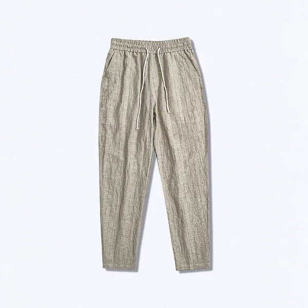 Striped Linen Trousers Newport