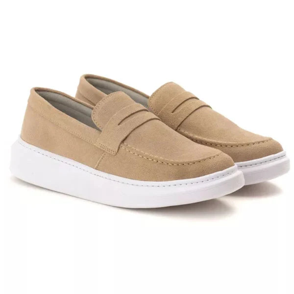 Men's Beige Loafer"